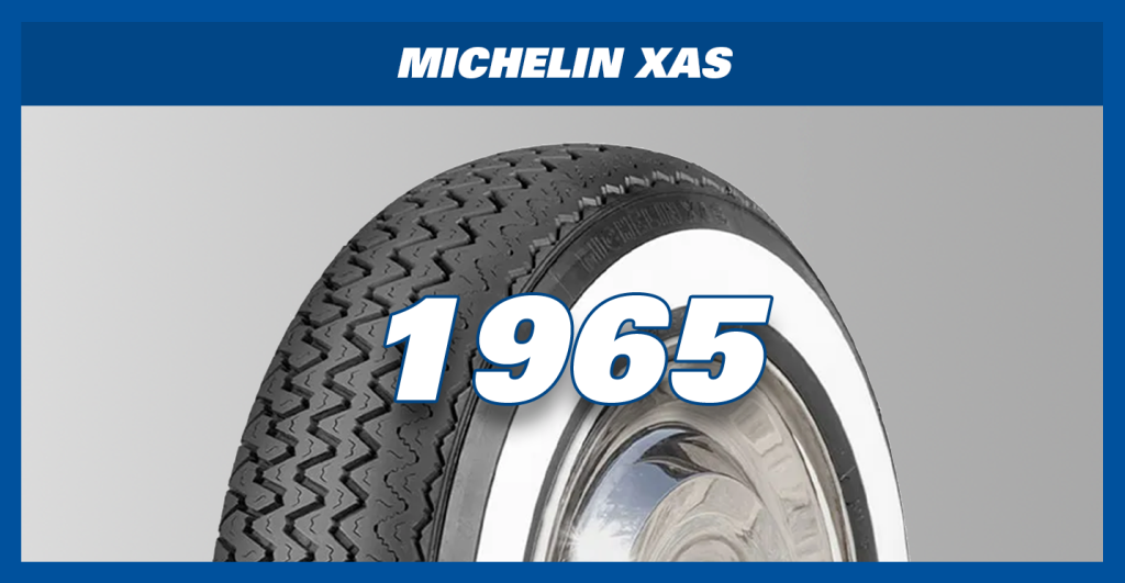 Année de lancement du pneu Michelin XAS